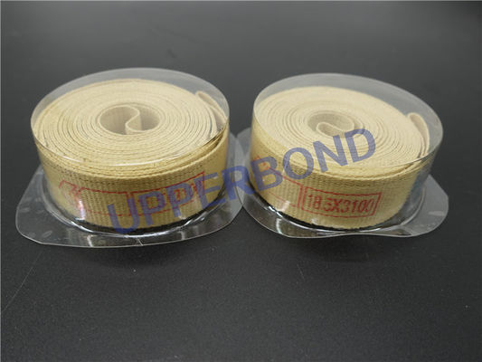 acheter La haute résistance de fracture a renforcé la bande jaune de Garniture Aramid 100% fabrication en ligne