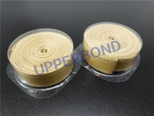 acheter bande jaune de haute résistance de Garniture de ceinture de transmission de 18 * 3505 millimètres pour le cigarettier MK9 fabrication en ligne