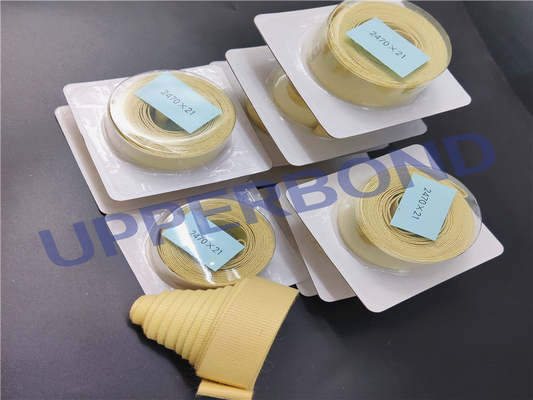 Bande collée de convoyeur renforcée par fibre de verre pour le service de longue durée de filtre