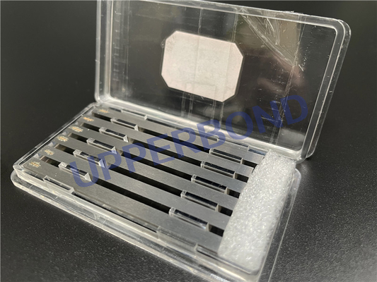 Machine de fabrication de cigarettes en alliage d'argent de haute durabilité Lames de couteau 4*4*63 mm Pour MK8 MK9 GD