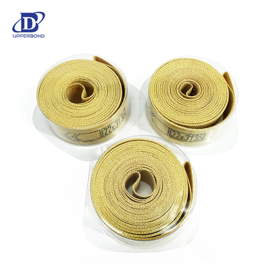 Tape de garniture de machine en fibres d'aramide jaune pour le transport du tabac de 0,50 à 0,62 mm pour l'ITEM8000/mk9/protos 70