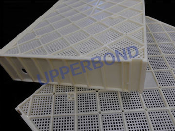 Les plateaux en plastique de jaune de machine de fabrication de cigarette adaptent la taille aux besoins du client