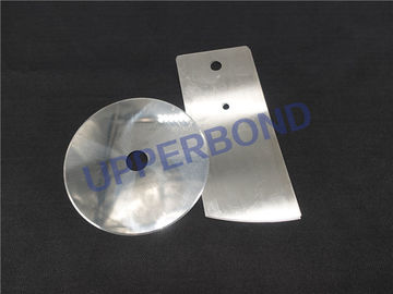 Couteau de lame circulaire d'argent de couteau de cigarettier long