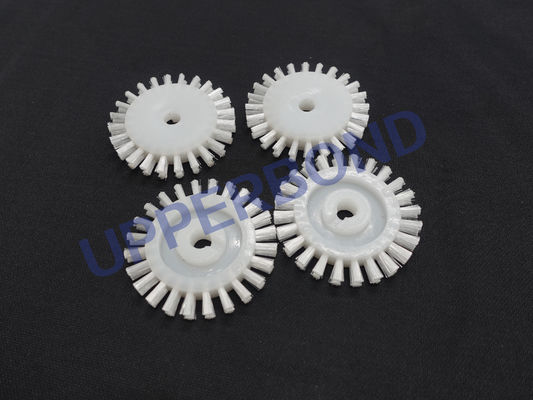 Brosse courte en nylon en plastique blanche pour des machines de fabrication des cigarettes