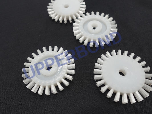 Marquez 9 brosses métalliques en nylon blanches de pièces de rechange de machine de cigarette