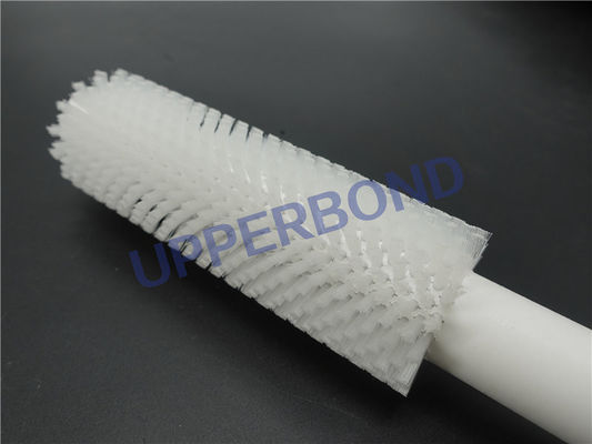 Brosse blanche de nettoyage de rouleau en nylon industriel pour la machine de la cigarette MK9