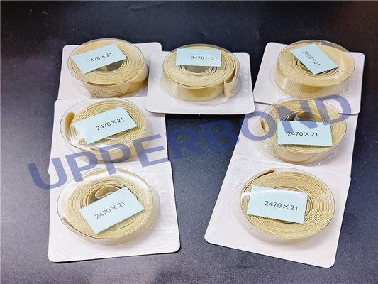 Ceinture sans fin enduite pour des pièces de rechange de machine de cigarette de Protos de papier de tabac de filtre